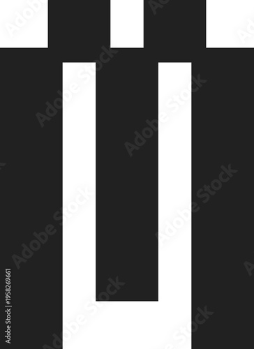 Minimalist Abstract Geometric Shape