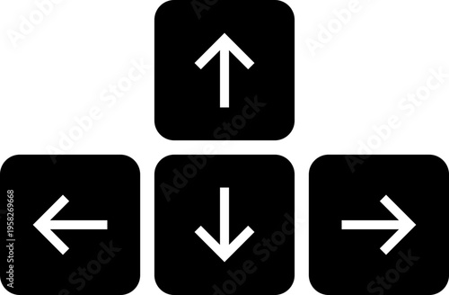 Arrow Keys Navigation Icons
