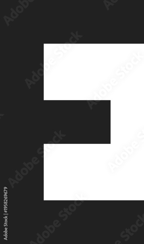 Abstract Geometric Black and White