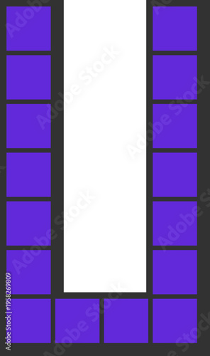 Purple U Shape Blocks