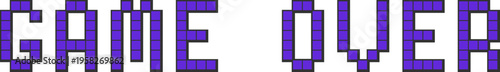 Pixelated Game Over Text