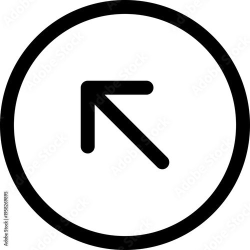 Up Left Arrow Icon