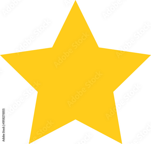 Golden Star Shape