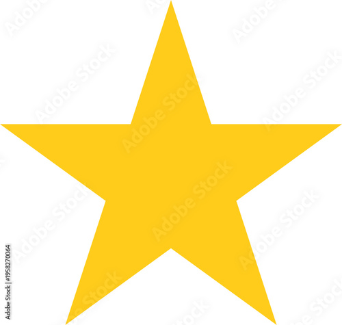 Golden Star Shape