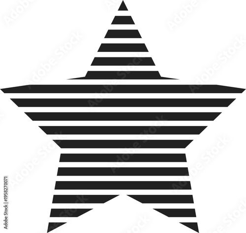 Striped Star Graphic