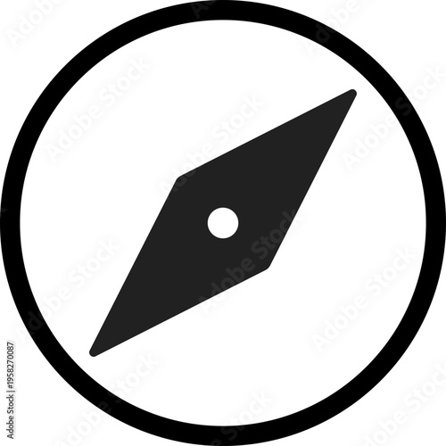 Compass Icon Navigation Symbol