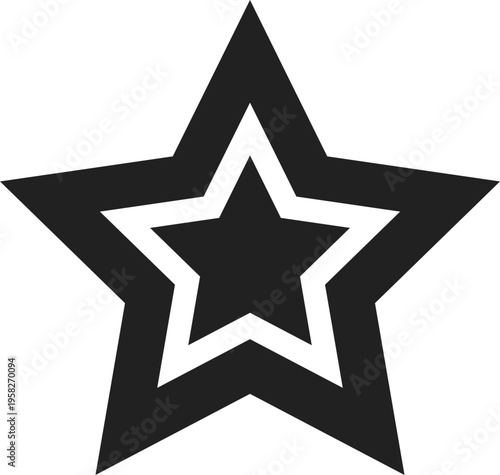 Star Icon with Outline