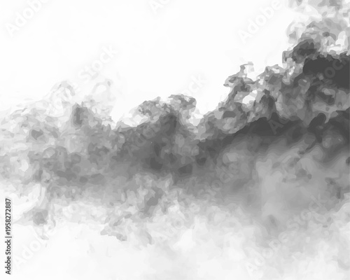 PNG smoke trail for dynamic effects. Perfect for fantasy or sci-fi artwork. Transparent background allows easy compositing.