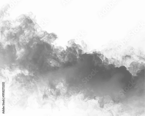 Dynamic black fog PNG overlay for creative projects. Use it to add depth and atmosphere. Compatible with all photo editors.