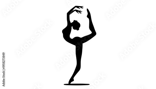 silhouette of a woman in a swimsuit