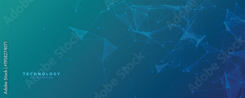 Abstract tech network connection dots. Digital technology and big data analysis background. White background with plexus lines. Futuristic technology concept.