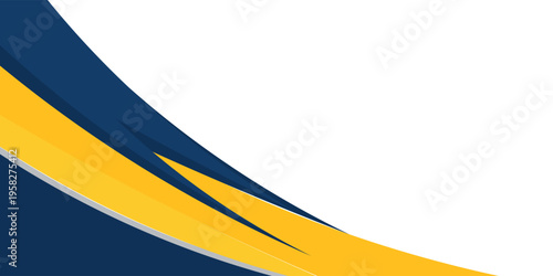 latar belakang bentuk bergelombang biru dan kuning. cocok untuk desain poster bisnis, ilustrasi.