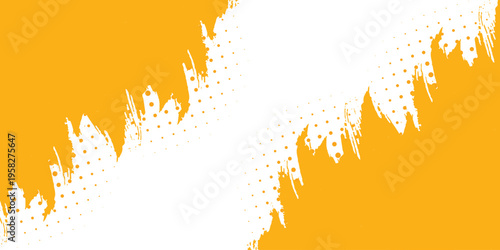 Abstrac yellow grunge texture background with halftone