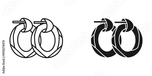 Earrings Hoop Jewelry Commercial Art