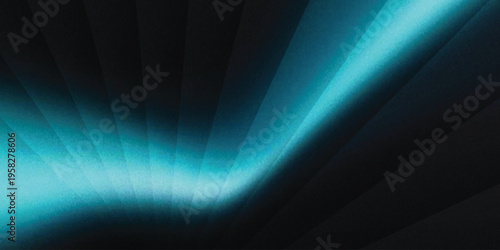 Teal blue green black color gradient background grainy texture