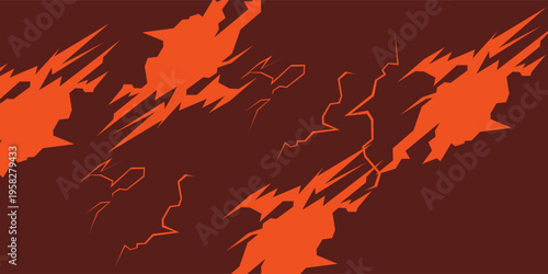 dynamic fire text illustration in vector format. Bold, flaming typography exudes intensity and energy.