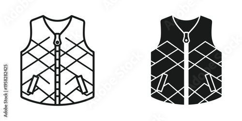 Vest Icon Vector Apparel Clothing