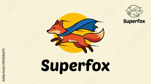 This vibrant logo portrays a fox in motion, showcasing agility and excitement. It represents energy and creativity, ideal for brands focusing on innovation and adventure.
