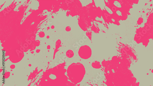 Abstract brushstrokes, thick, high-contrast ink splatters on a vector background.