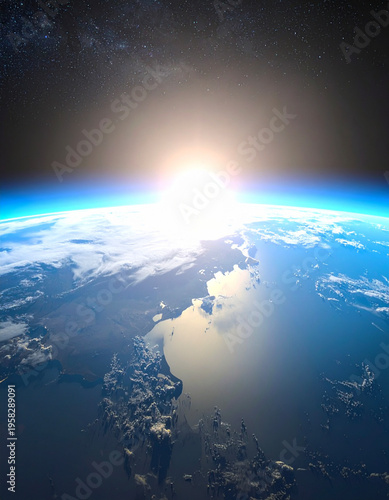 宇宙 地球 earth Generative AI	
