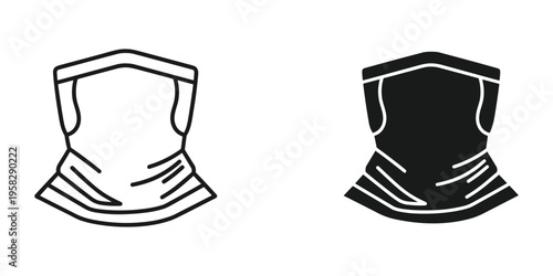 Neck Gaiter Mask Icon Commerce