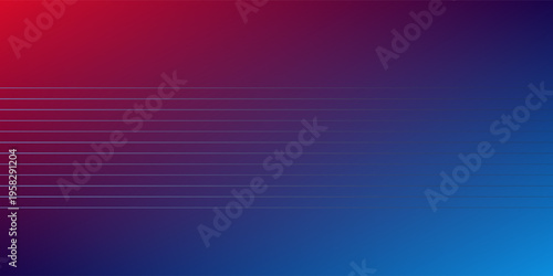 Blue purple red gradient mesh abstract background with wavy blended lines nice for wallpaper or banner