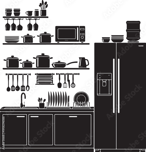 Kitchen Utensil Tool Equipment Interior Design