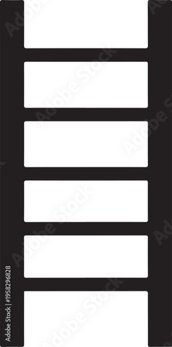 Ladder for climbing flat vector icon for apps and websites