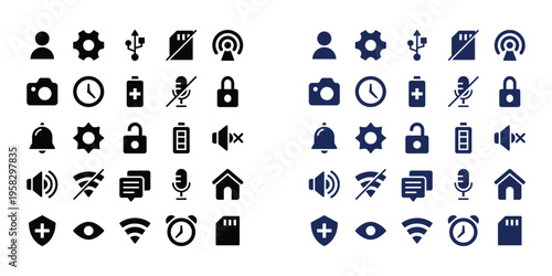 A simple and professional icon set, practical in all fields.
