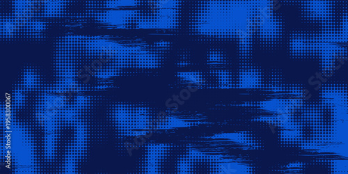 blue color pattern gradient grunge texture background. Dots pop art comics sport style vector illustration Abstract background dark blue with modern corporate concept