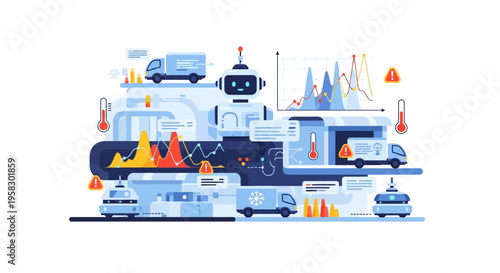 Automated Logistics and Delivery Systems with Robots and Trucks.