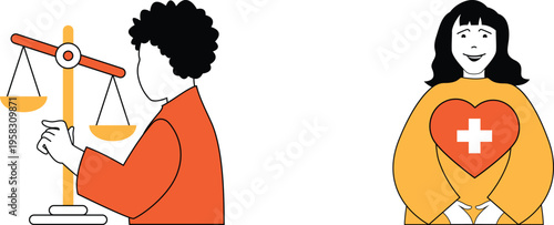 Balancing justice and healthcare with compassion and fairness