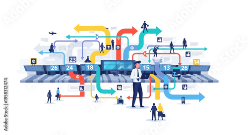 Business Process Flow and Workflow Management.