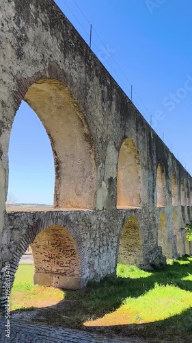 The Amoreira Aqueduct, Elvas, Portugal