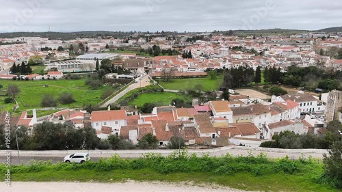 View of the old part of Portuguese town Estremoz