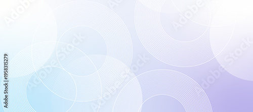 Pastel gradient abstract background with geometric shapes. Modern circle lines pattern. Minimal geometric design.. Suit for banner, brochure, presentation, corporate, cover, poster, website