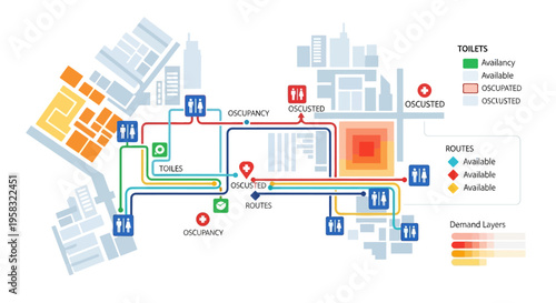 Detailed Wayfinding Map for Public Spaces.