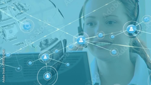 Network of connections and network of connections against caucasian working network