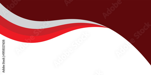 Free Download Abstract Red Wave Background Design With Modern Curves and Dynamic Flow For Graphic Projects,eps10 - GFXLoad