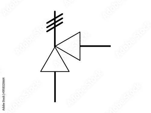 PSRV safety relief valve symbol for industrial P&ID diagrams, engineering schematics, and technical safety documentation.