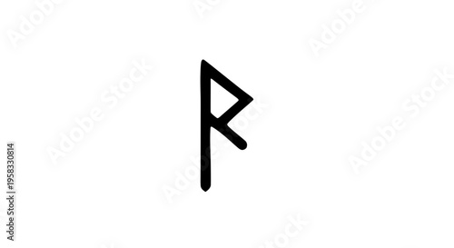 Raidho Rune Symbol