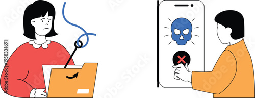 Frustration with online scams and suspicious packages