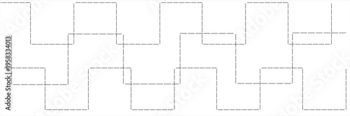 Square Step Line Pattern Illustration