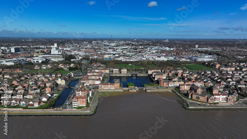 Tableau sur toile Victoria Dock Hull UK