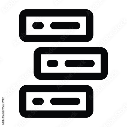 Minimal line illustration of stacked tasks representing prioritization and time management. Clean design suitable for productivity, workflow, and business planning visuals.