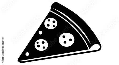 Slice of pepperoni pizza with cheese and toppings.