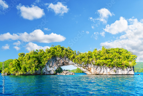Bilde på lerret Palau  is an island country located in the Micronesia subregion of Oceania in the western Pacific Ocean