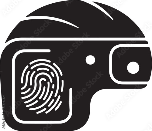 Biometric Motorcycle Helmet with Integrated Fingerprint Scanner for Security and Access Control