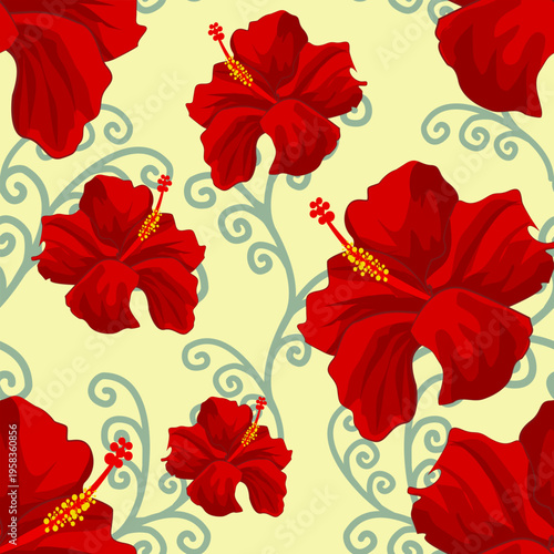 beautiful abstract floral pattern there are many flowers and botanical stuff in it such as petal leaf stem and pollen it gives lovely design of floral background floral wallpaper and floral bg