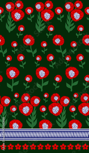 beautiful abstract floral pattern there are many flowers and botanical stuff in it such as petal leaf stem and pollen it gives lovely design of floral background floral wallpaper and floral bg